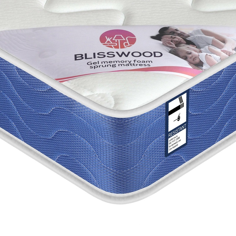 Sprung Mattress With Cool Gel Memory Foam – 20 cm Thick