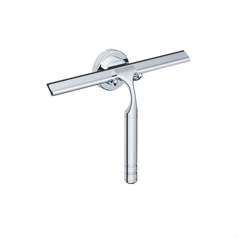 Crosswater Shower Door Squeegee with Wall Bracket