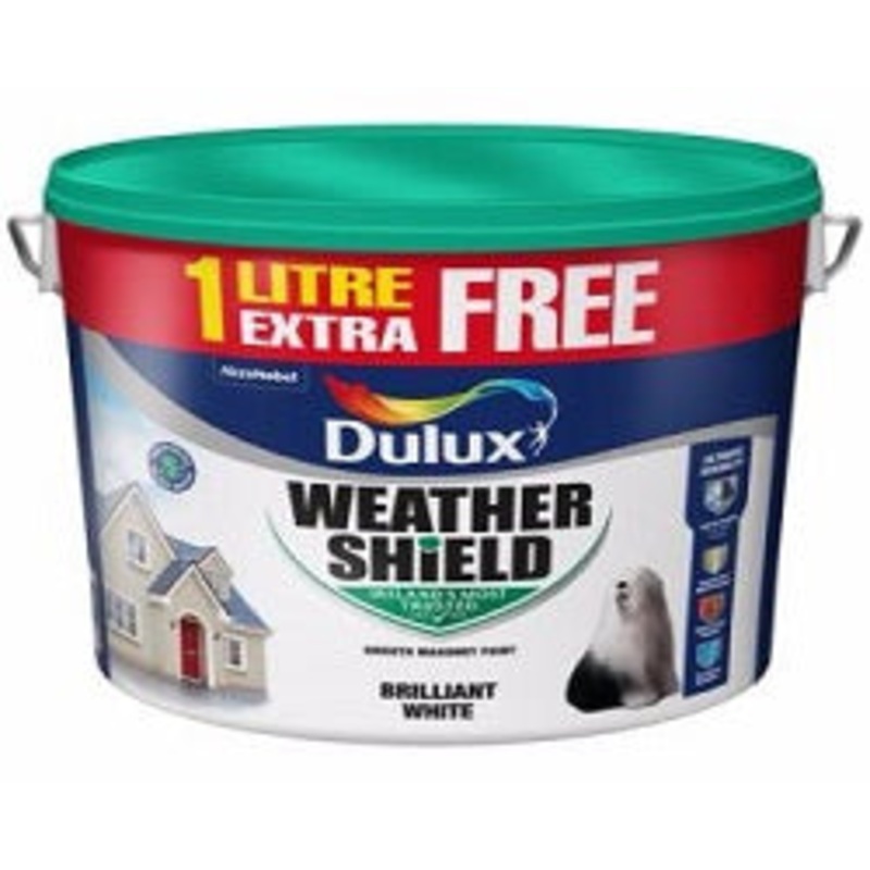 DULUX WEATHERSHIELD WHITE 11L