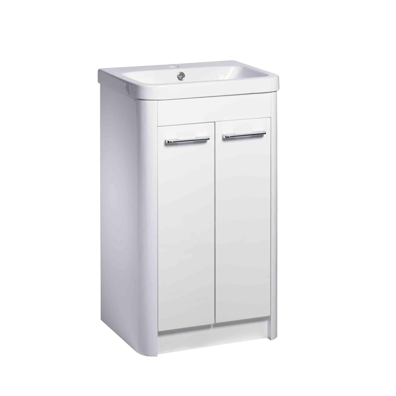 Contour 500mm Full Depth Basin Unit – White