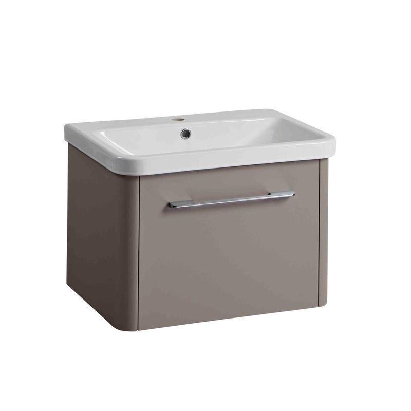 Contour 600mm Wall Mounted 1 Door – Stone Gre