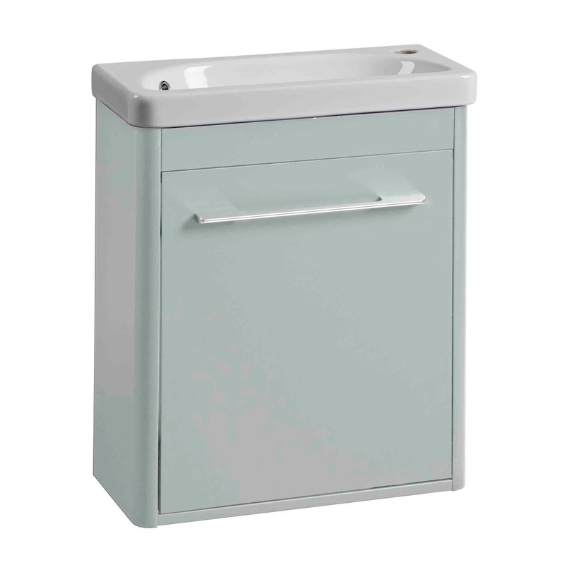 Contour Wall Mounted Cloakroom – Light Grey