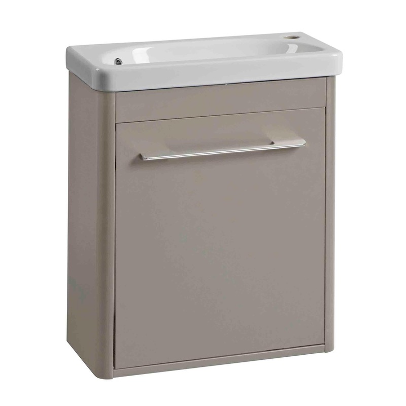 Contour Wall Mounted Cloakroom – Stone Grey