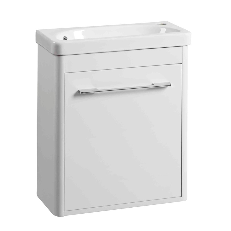 Contour Wall Mounted Cloakroom – White