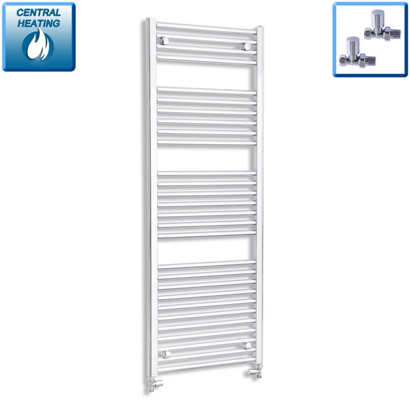 Pipe Centers: 400, 450, 500, 550  400-1800 mm High Heated Towel Rail