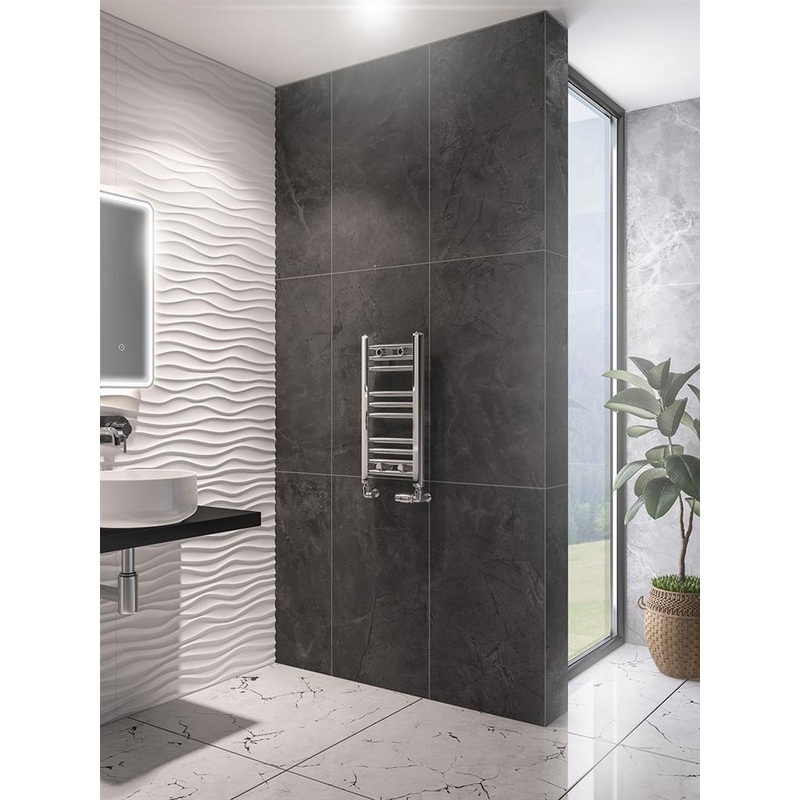 Eastbrook Wingrave Straight Chrome Towel Rails
