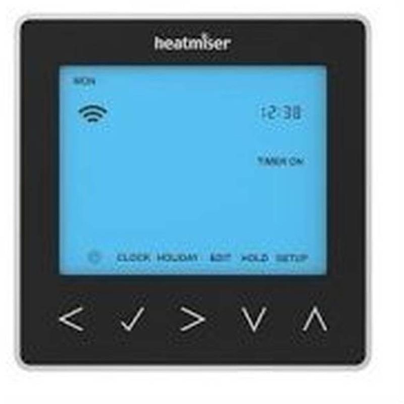 Heatmiser neoStat-HW 230v Black – Programmable Thermostat Hard Wired