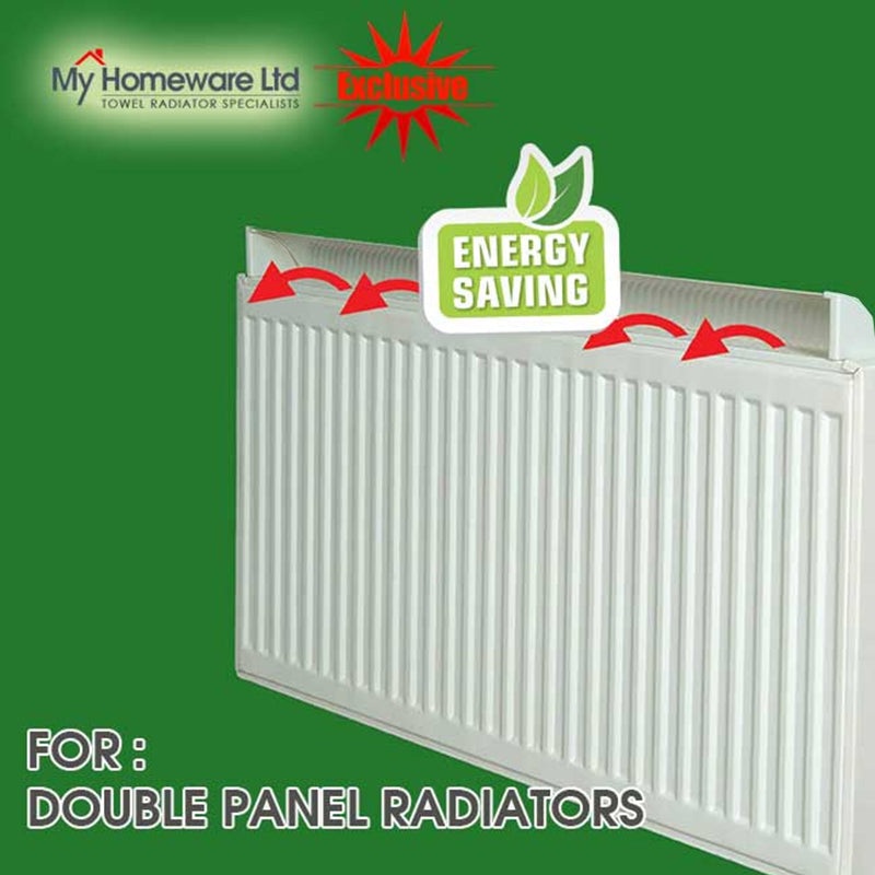 MyHomeware Radiator Booster / Heat Diverter  For Double Radiators