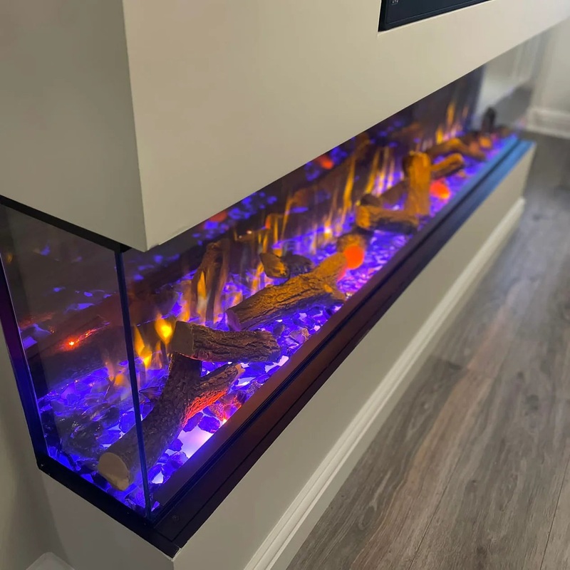 E1500 Icona E1500 Panoramic deep High definition Electric Fire 3 Sided 1500mm/59 Wide App & Alexa controlled