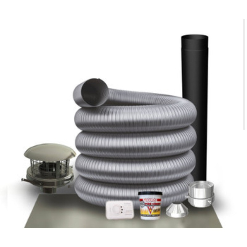 Log Burner And Flexible Flue Installed Package Deal (Manchester Only)