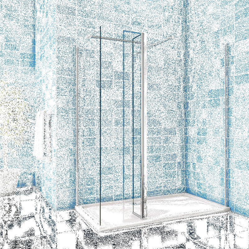 Walk in Shower enclosure Wet Room 8mm screen Easy Clean Glass
