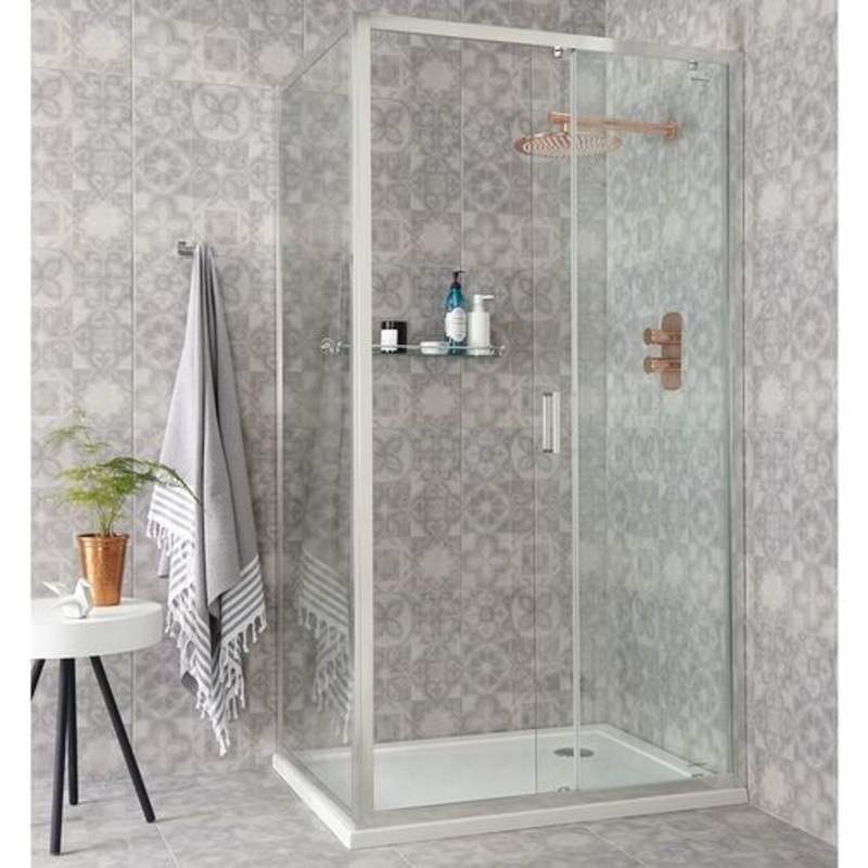 Benchmark 1100mm Sliding Shower Door