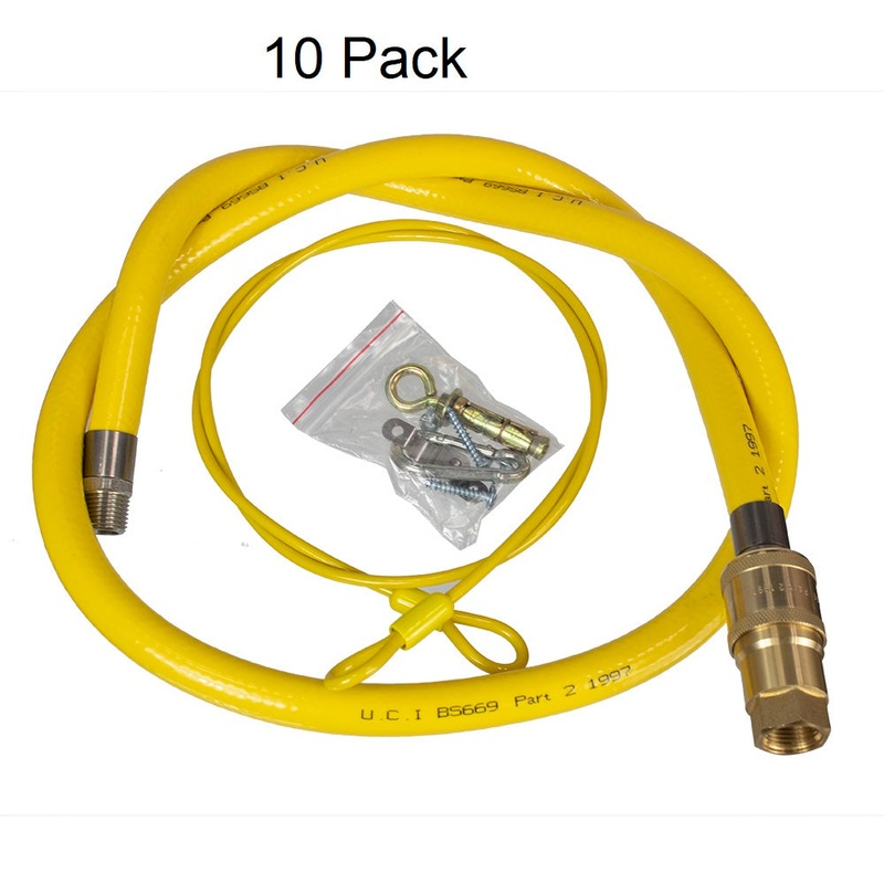*10 Pack* Commercial Caterhose 1/2 x 1m Long