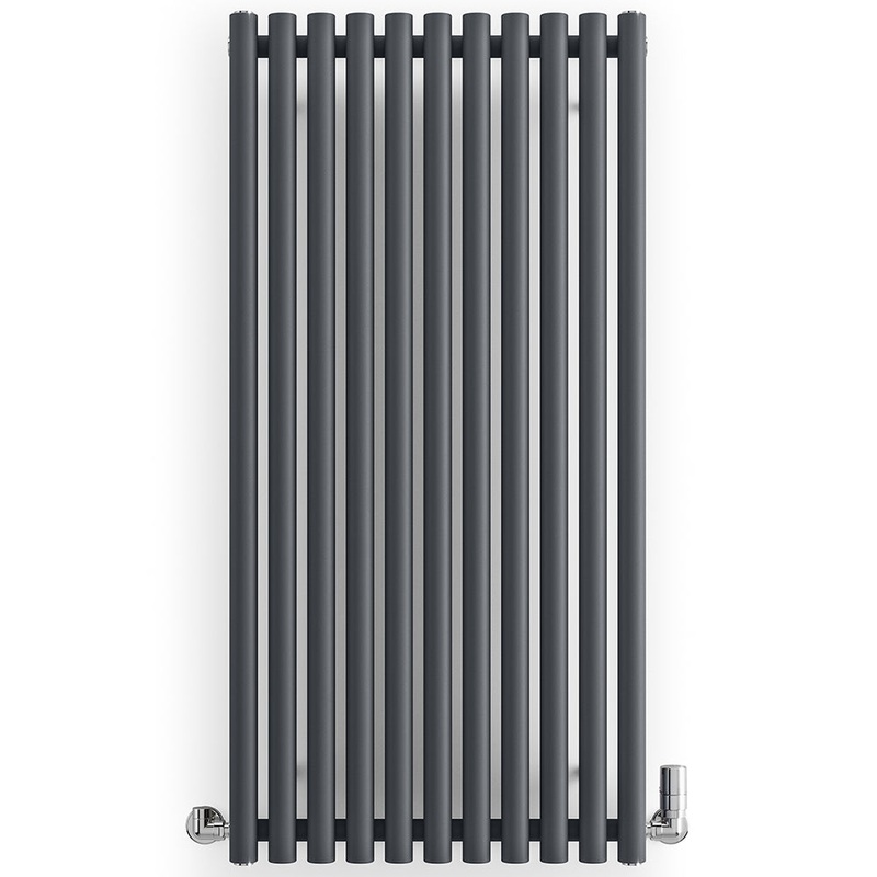 Rolo-Room – Anthracite Vertical Designer Radiator H1200mm x W590mm Single Panel