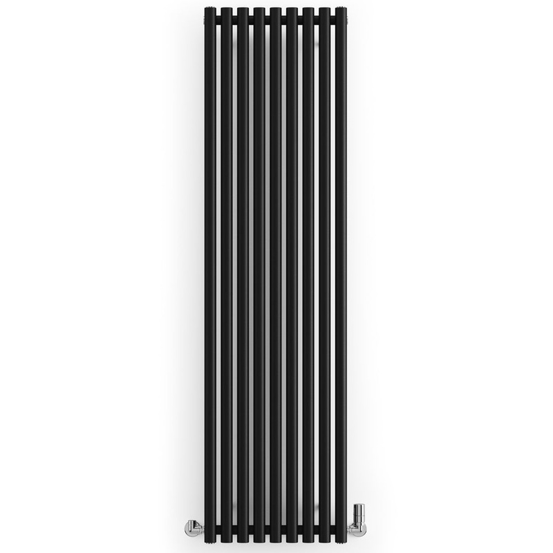 Rolo-Room – Black Vertical Designer Radiator H1800mm x W480mm Single Panel