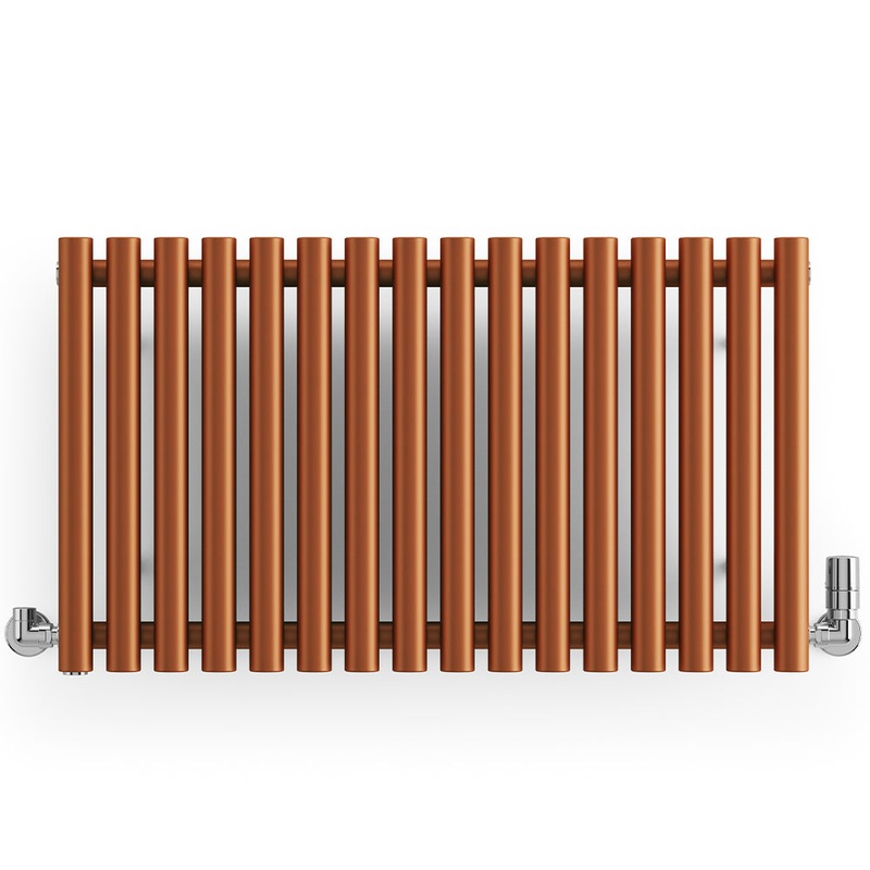 Rolo-Room – Copper Horizontal Designer Radiator H500mm x W865mm Single Panel