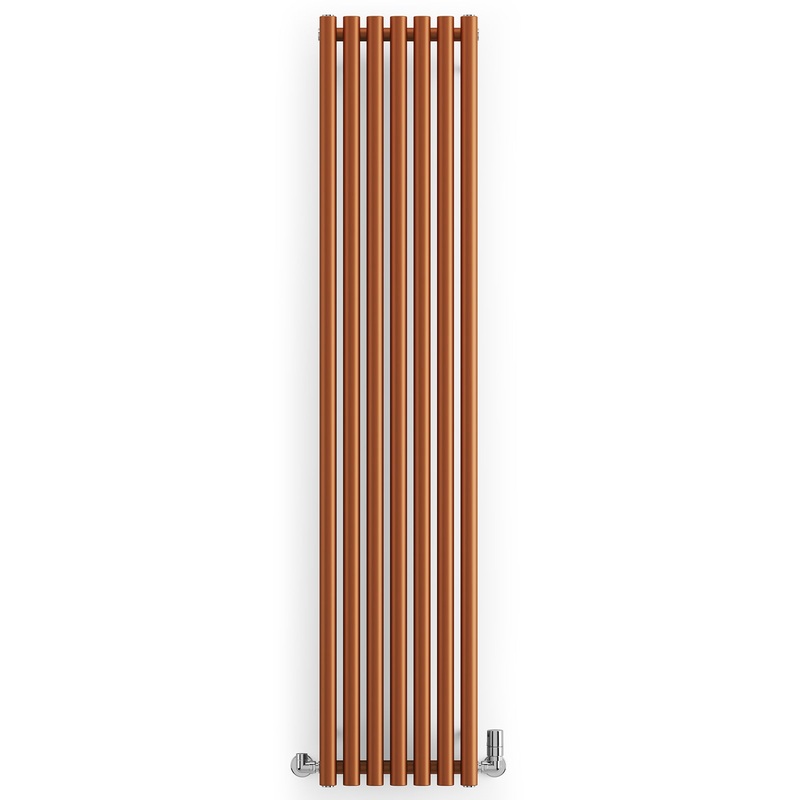 Rolo-Room – Copper Vertical Designer Radiator H1800mm x W370mm Single Panel