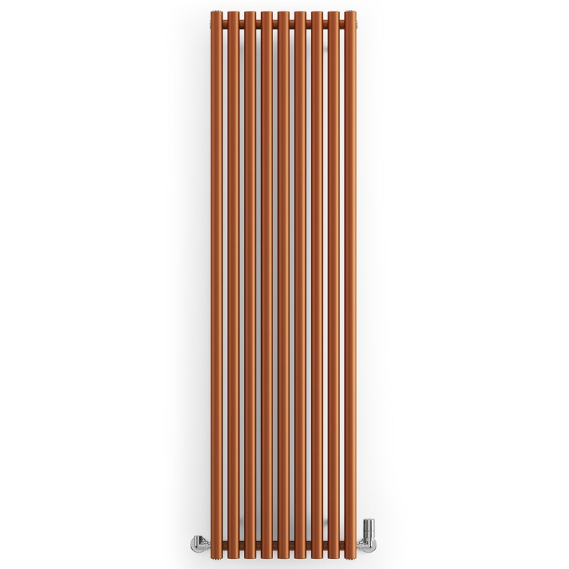 Rolo-Room – Copper Vertical Designer Radiator H1800mm x W480mm Single Panel
