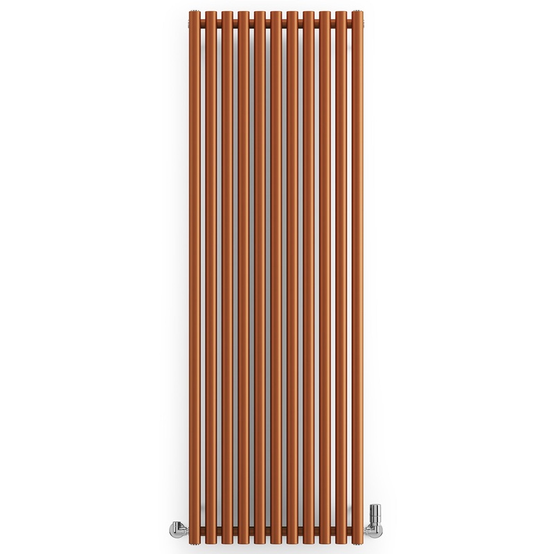 Rolo-Room – Copper Vertical Designer Radiator H1800mm x W590mm Single Panel