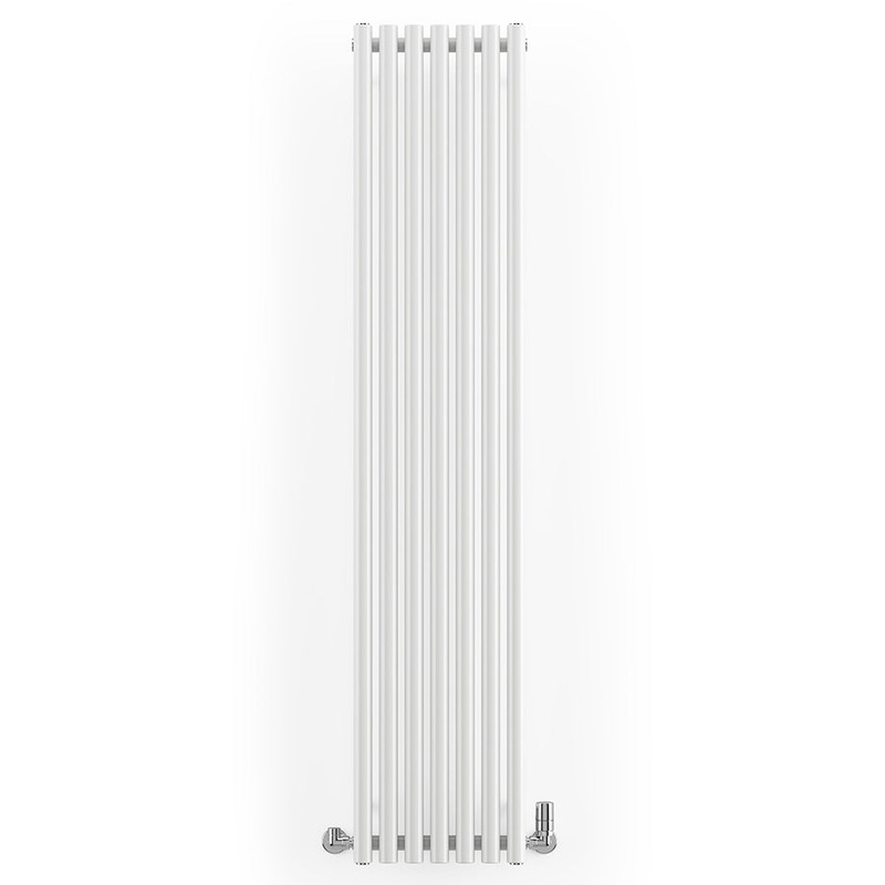 Rolo-Room – White Vertical Designer Radiator H1800mm x W370mm Single Panel