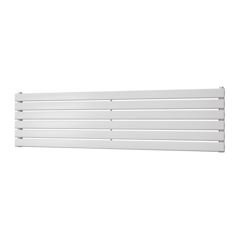 Typhoon Axis – White Horizontal Radiator H408mm x W1600mm Single Panel