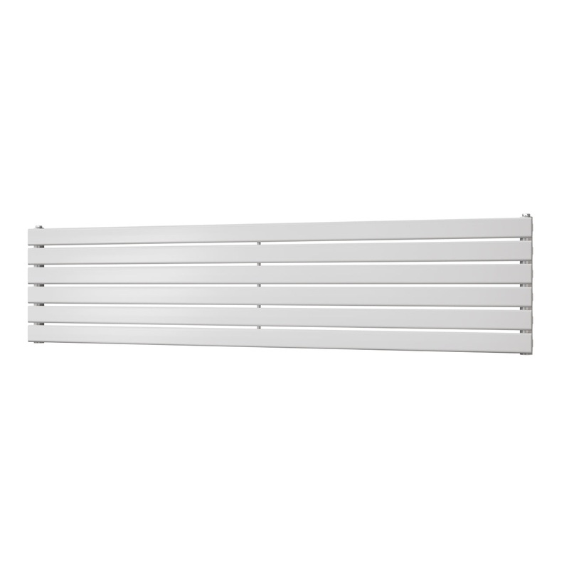 Typhoon Axis – White Horizontal Radiator H408mm x W1800mm Single Panel