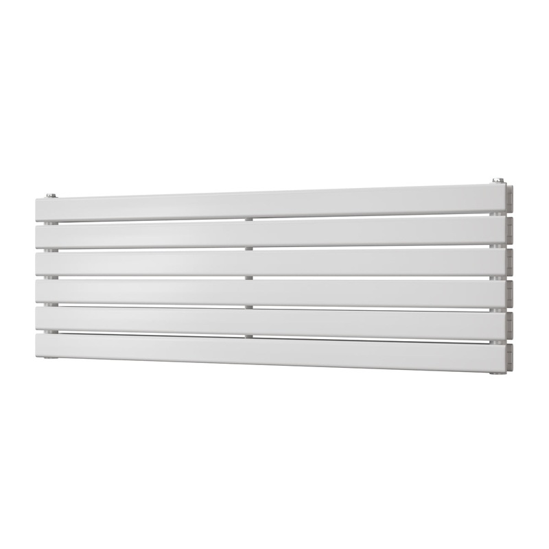 Typhoon Axis – White Horizontal Radiator H408mm x W1200mm Double Panel