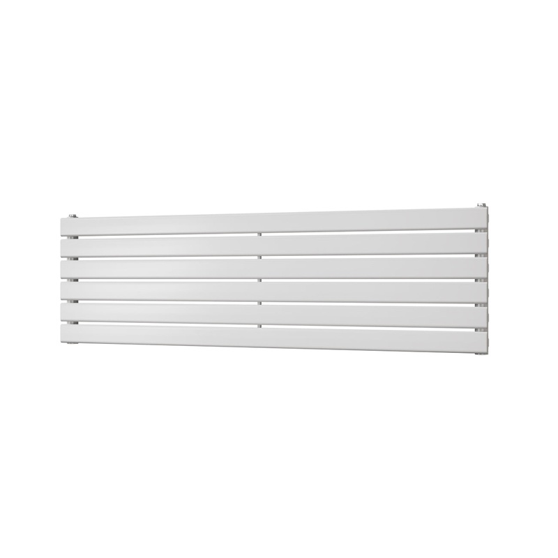 Typhoon Axis – White Horizontal Radiator H408mm x W1400mm Single Panel