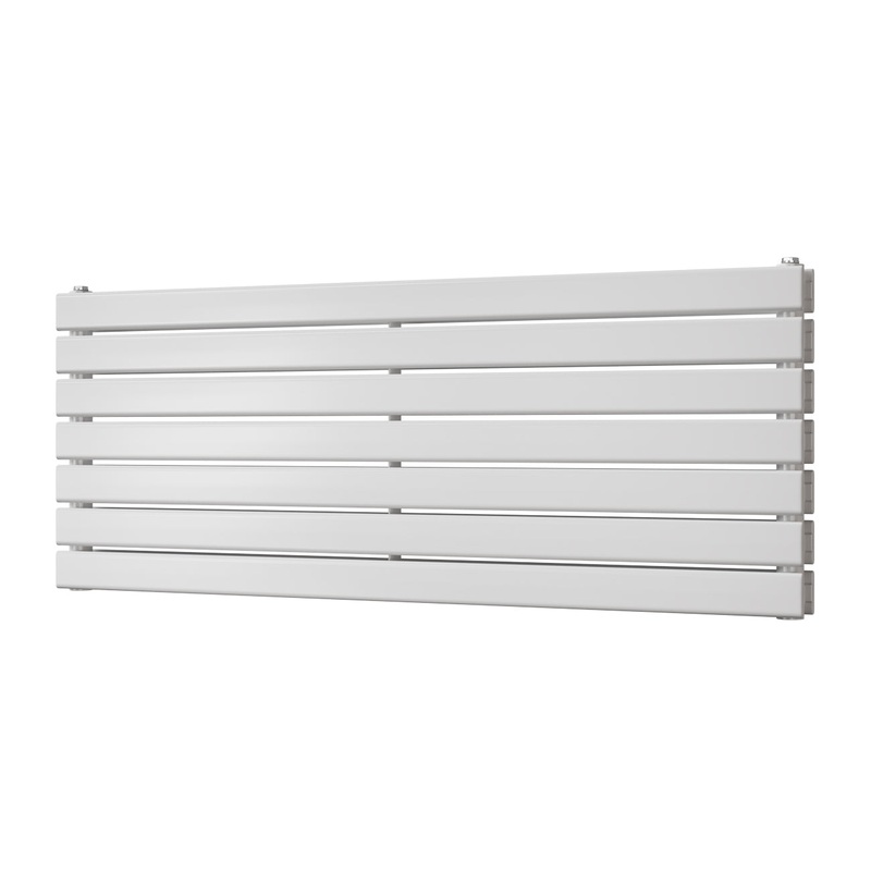 Typhoon Axis – White Horizontal Radiator H476mm x W1200mm Double Panel