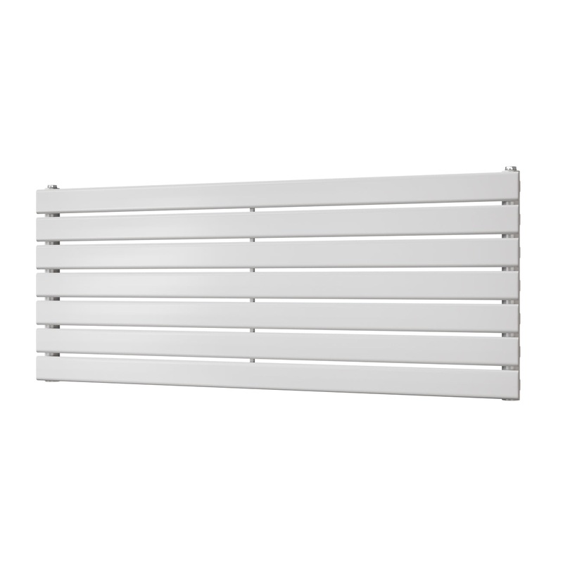 Typhoon Axis – White Horizontal Radiator H476mm x W1200mm Single Panel