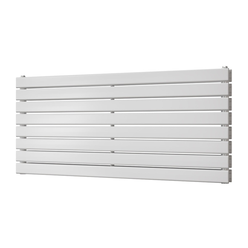 Typhoon Axis – White Horizontal Radiator H544mm x W1200mm Double Panel