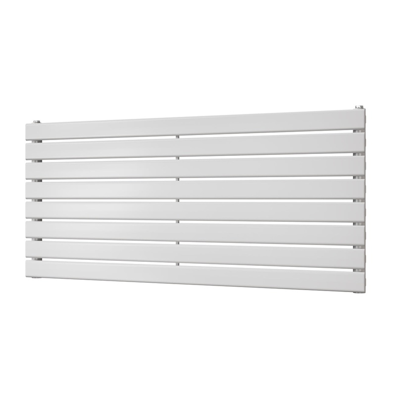 Typhoon Axis – White Horizontal Radiator H544mm x W1200mm Single Panel
