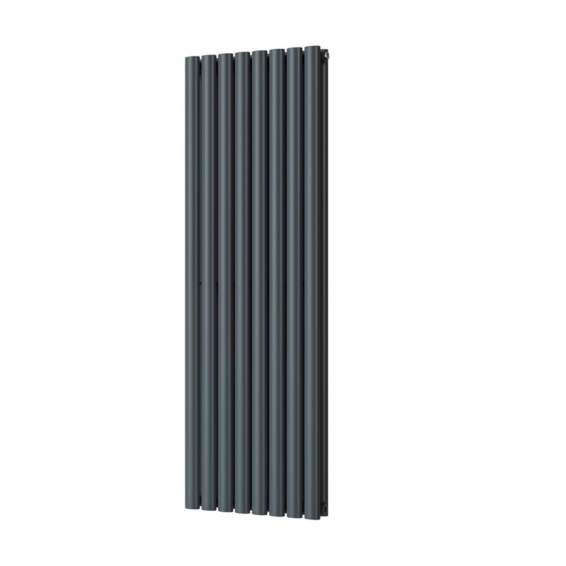 Omeara – Anthracite Vertical Radiator H1400mm x W464mm Double Panel