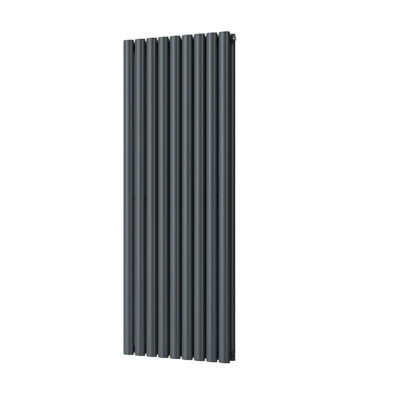 Omeara – Anthracite Vertical Radiator H1400mm x W522mm Double Panel