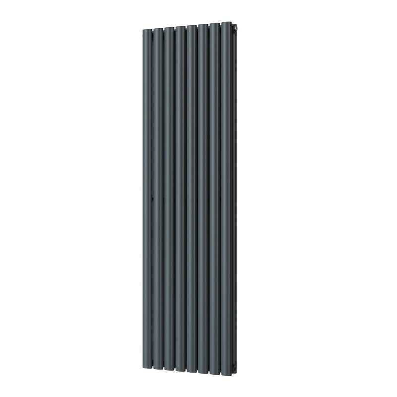Omeara – Anthracite Vertical Radiator H1600mm x W464mm Double Panel