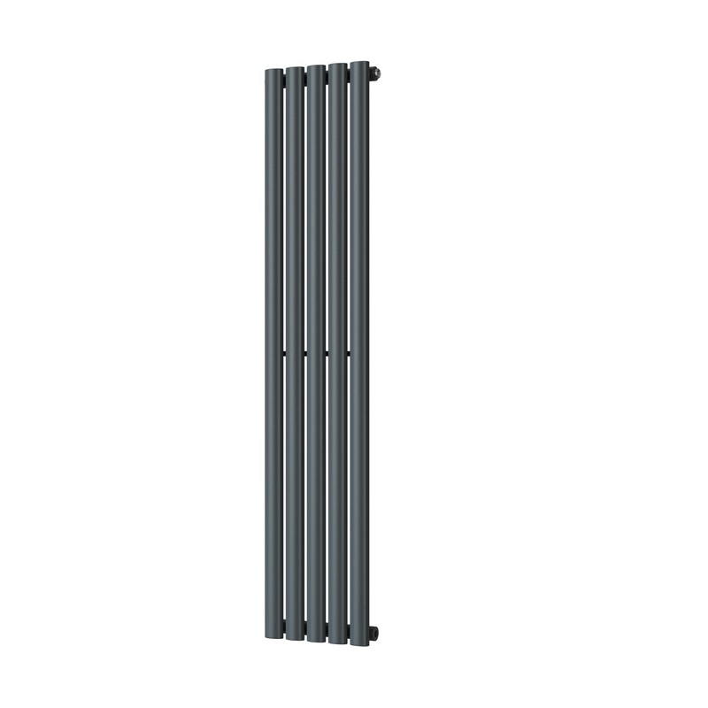 Omeara – Anthracite Vertical Radiator H1400mm x W290mm Single Panel