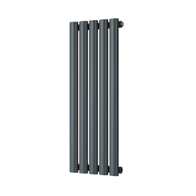 Omeara – Anthracite Designer Radiator H800mm x W290mm Single Panel