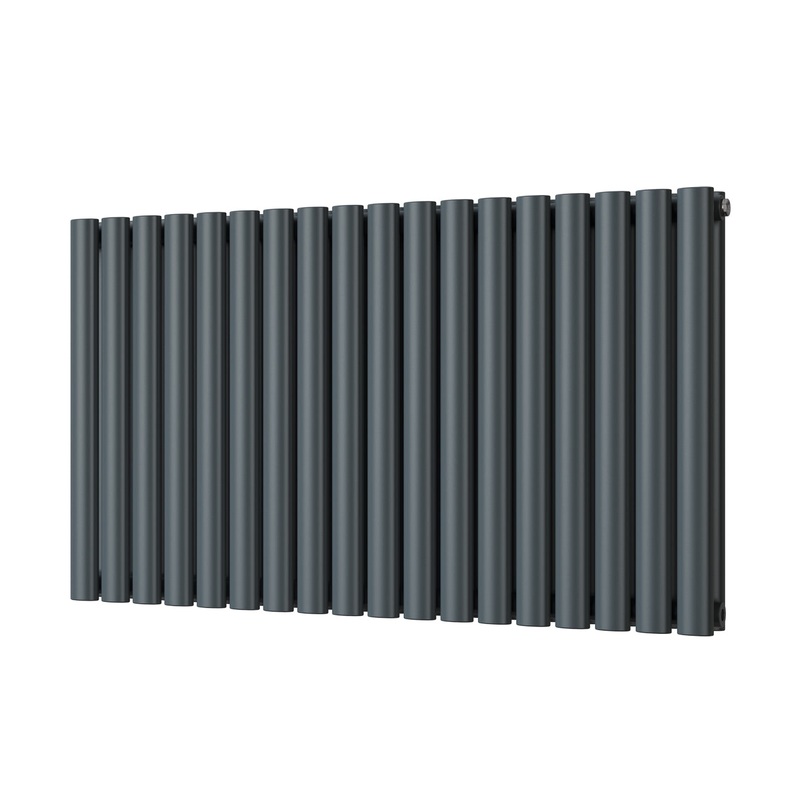 Omeara – Anthracite Horizontal Radiator H600mm x W1044mm Double Panel