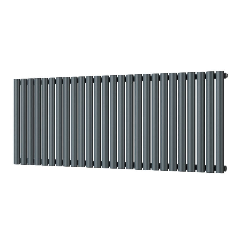 Omeara – Anthracite Horizontal Radiator H600mm x W1508mm Single Panel