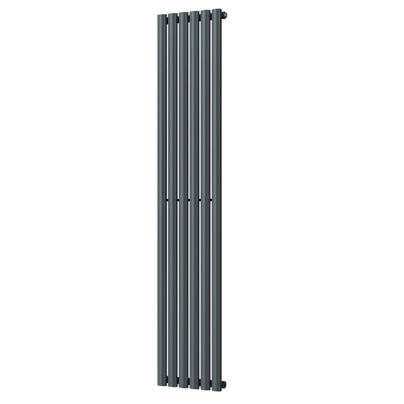 Omeara – Anthracite Vertical Radiator H1800mm x W348mm Single Panel
