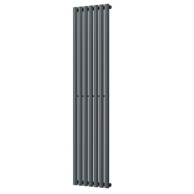 Omeara – Anthracite Vertical Radiator H1800mm x W406mm Single Panel