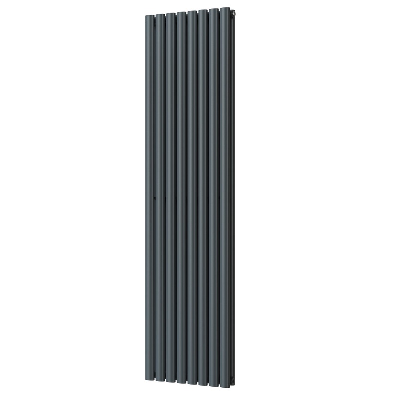 Omeara – Anthracite Vertical Radiator H1800mm x W464mm Double Panel