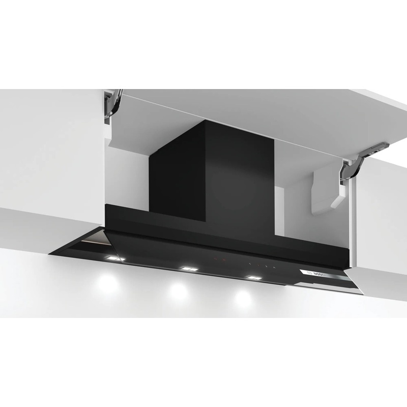 Bosch Integrated Hood DBB97AM60B – Black And Glass