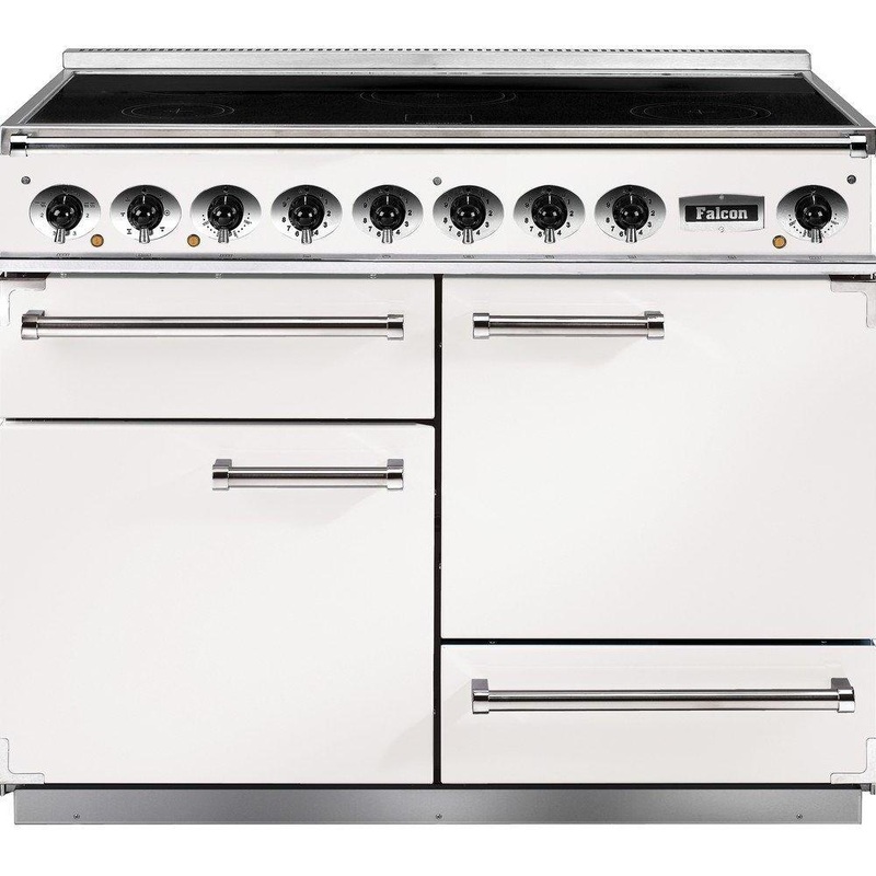 Falcon Range Cooker Induction F1092DXEIWH-N-EU – White / Nickel