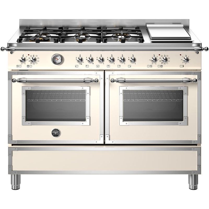 Bertazzoni Range Cooker Dual Fuel HER126G2EAVT – Ivory