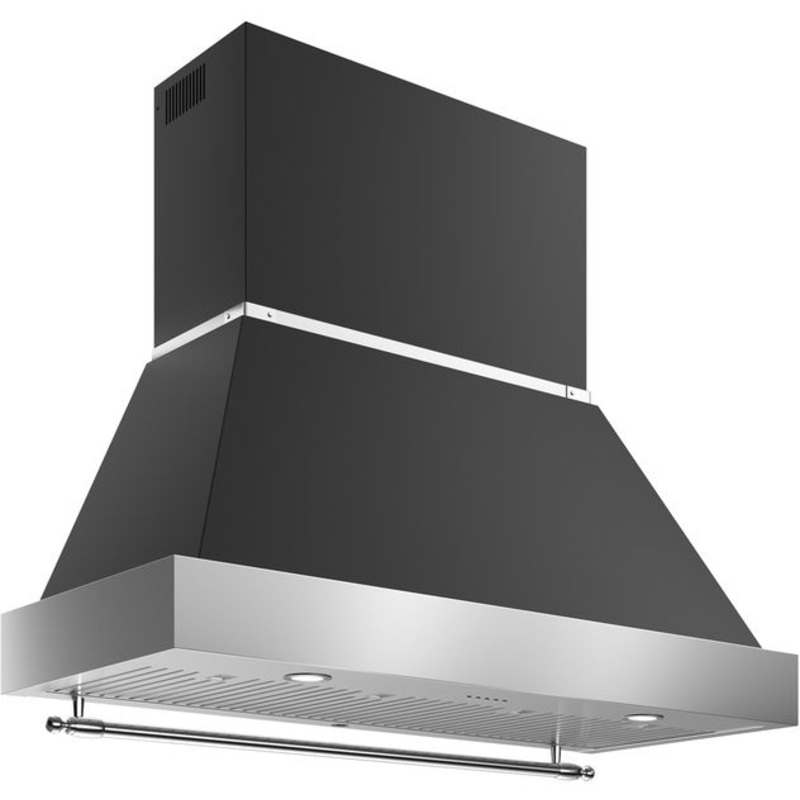 Bertazzoni Chimney Hood KC48HERTNE-K120HERTX – Black