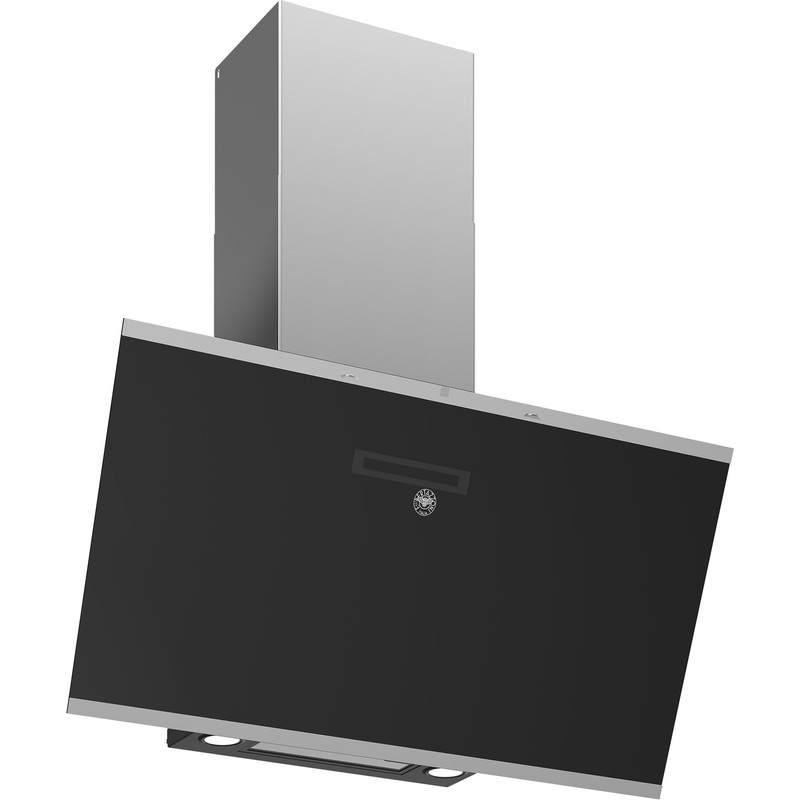 Bertazzoni Angled Hood KV90MOD1NA – Black Glass