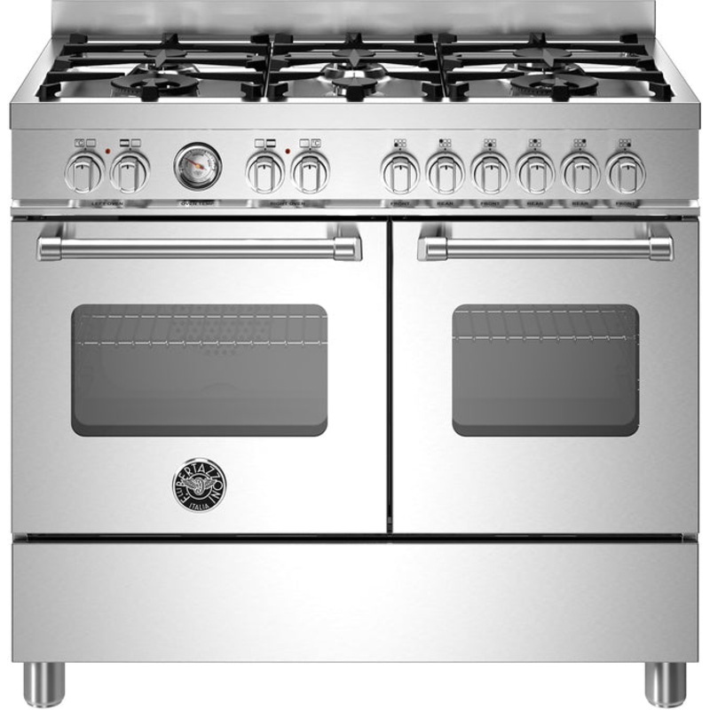 Bertazzoni Range Cooker Dual Fuel MAS106L2EXC – Stainless Steel