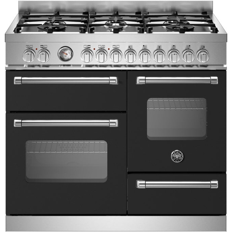 Bertazzoni Range Cooker Dual Fuel MAS106L3ENEC – Matt Black