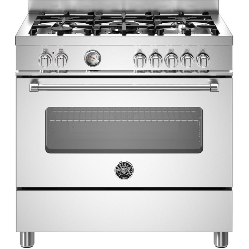 Bertazzoni Range Cooker Dual Fuel MAS95C1EXC – Stainless Steel